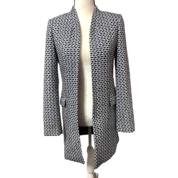 Calvin Klein Jackets & Blazers - 2/$30 Calvin Klein Long Tweed Open Front Blazer Size 2 #2223
